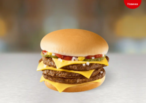 Тройной чизбургер в Макдональдс